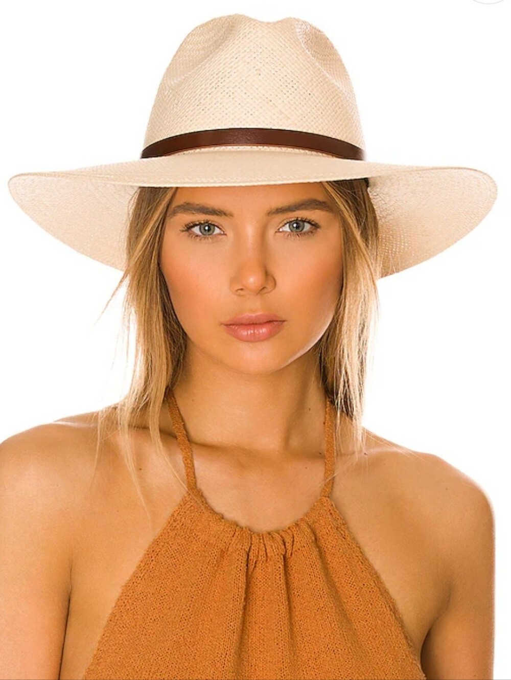 NWT Janessa Leone Judith Hat In Natural